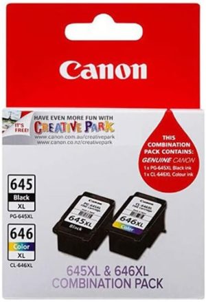 Canon PG-645XL and CL-646XL High-Yield Ink Cartridge Combo Pack
