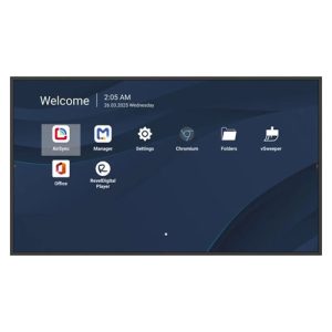 ViewSonic CDE6514-2C,65' 4K UHD,Quad-Core SoC with 4GB RAM,Fast Warm Boot,USB Playback with Signal Failover,500-nit Brightness,ProAV integration