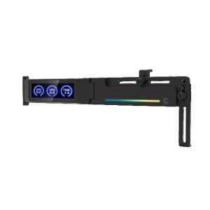 Zalman ZM-VS3 DS BLACK, VGA Support, Dimensions: 288x15.5x105(H)mm, Cable: 5V 3Pin ARGB/USB 9Pin, Display information: CPU Temperature, GPU Temperature, Current time, 1 Year Warranty