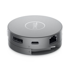 Dell 450-AKMS - Dell Pro 7-in-1 USB-C Travel Hub DA310 (1xHDMI, 1xDP, 1xRJ-45 Port, 1xUSB-C, 2xUSB-A, 2xUSB-A 3.1 Gen2, Wired, 3 Year Warranty (Only one video output is supported at a time)