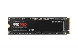 Samsung 990 Pro 2TB Gen4 NVMe SSD 7450MB/s 6900MB/s R/W 1550K/1200K IOPS 1200TBW 1.5M Hrs MTBF for PS5 5yrs Wty