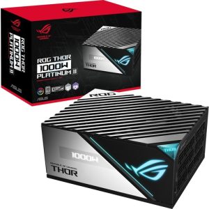 Asus ROG-THOR-1000P2-GAMING, 1000W, 80 Plus Platinum, Fully Modular, Fan: 135mm, ATX, Aura Sync, 10 Year Warranty