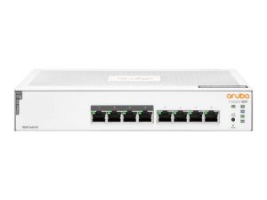 Aruba JL811A, Instant On 1830 Smart Managed PoE Switch, 8x Gigabit RJ45 Ports (4x PoE Ports), PoE Budget: 65W, Limited Lifetime Warranty