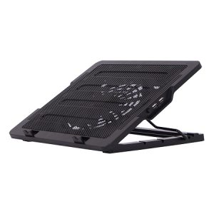Zalman ZM-NS1000, 16" Laptop Cooling Stand, Fan Size: 180mm, Height Adjustable Upto 4-Level, Black, 1 Year Warranty