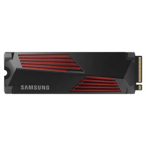 Samsung 990 Pro 2TB with Heatsink Gen4 NVMe SSD 7450MB/s 6900MB/s R/W 1550K/1200K IOPS 1200TBW 1.5M Hrs MTBF for PS5 5yrs Wty