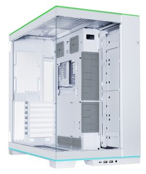 Lian Li PC-O11DERGBW, O11 D Evo, Tower, Tempered Glass, Drive Bays: 4x3.5"/2.5", 2x2.5", Expansion Slot: 7, Motherboard Support: E-ATX/ATX/Micro-ATX/Mini-ITX, RGB, White, 1 Year Warranty