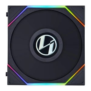 Lian Li 12TLLCD1B, UNI Fan TL LCD, Size: 120mm, PWM, Airflow: 62CFM, Noise: 27dBA, ARGB, Black, 3 Year Warranty