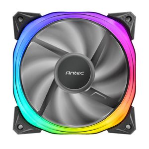 Antec FUSION 120 ARGB 3+C, Fusion 3x 120mm ARGB PWM HB Fan + ARGB Controller, 57.93 CFM, AP 2.11, Noise Level 31.21. Woven Cable, PMW Daisy Chain design, 3 Yrs Wty