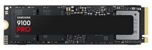 Samsung 9100 PRO 1TB PCIe Gen5 NVMe SSD 14700MB/s 13300MB/s R/W 1850K/2600K IOPS 600TBW 1.5M hrs V-NAND TLC AES 256-bit Encryption 5yr wty