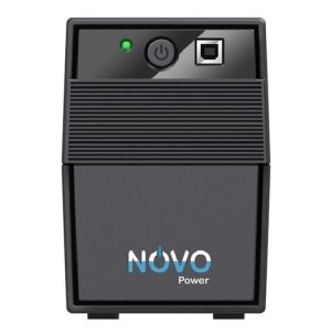 NovoPower LE650AU, Line Interactive UPS with LED Display, 650VA, 360W, Tower, 1 Year Warranty