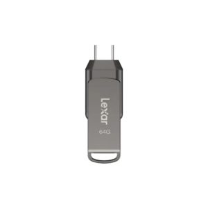 Lexar JumpDrive D400 64GB USB 3.1 Type-C & Type-A Dual Flash Drive