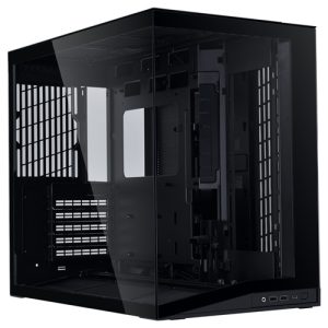 Lian Li PC-O11DMIV2X, O11 Dynamic Mini Tempered Glass Case, Drive Cage: 2.5" SSD x 2 or 3.5" HDD x 2, Expansion Slot: 5, ATX/Micro-ATX/Mini-ITX, Black V2, 1 Year Warranty