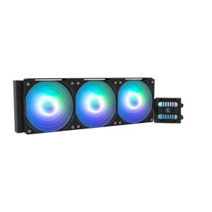 Zalman ALPHA2 SE A36 Black, CPU Liquid Cooler, Addressable RGB fan with PWM control, Fan Size: 120mm, Pack of Three, Noise Level: 29.7dB(A), Compatiblility: Intel : LGA 1851/1700/1200/115X AMD : AM5/AM4, 3 Year Warranty