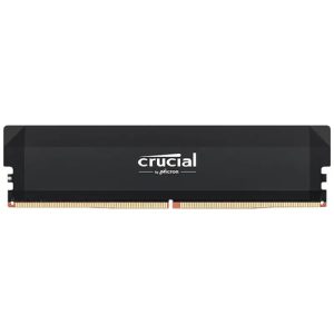 *Limits Apply, contact your AM* Crucial CP32G60C40U5B, Pro Overclocking Desktop Memory With Heatsink, DDR5, 32GB, 6000MHz, CL40, 1.35V. Black, Limited lifetime Warranty