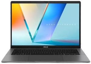 Asus S3407CA-SF748W, Vivobook S14 S3407CA, 14" WUXGA OLED Screen (IR-Webcam), Intel Core Ultra 7-255H, 16GB DDR5 RAM, 512GB NVMe SSD, Wireless AX+Bluetooth, Windows 11 Home, Matte Grey, 1 Year Warranty