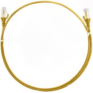 8ware CAT6 Ultra Thin Slim Cable 3m - Yellow