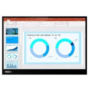 Lenovo 63AAUAR6AU, ThinkVision M14D, 14" 2.2K IPS Portable Monitor, 2240x1400, 16:10, 6ms, 2xUSB-C (DP Alt Mode), VESA, Height Adjustable, Tilt, 3 Year Warranty