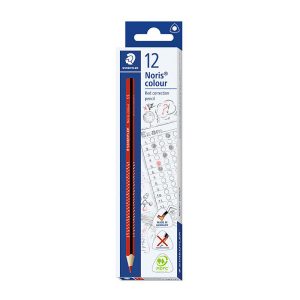 Staed Tri Col Penc Red Bx12