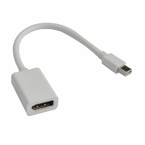 Astrotek Mini DisplayPort DP to DisplayPort DP Adapter Converter - 20 pins Male to Female Nickle Plated RoHS