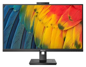 Philips 5000 Series 27in QHD IPS 75Hz W-LED Business Monitor with Webcam and USB-C Docking (27B1U5601H)