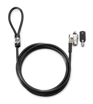 HP T1A62AA, Keyed Cable Lock, Cable Length: 1.83m, 1 Year Warranty