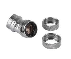 Thermaltake Pacific G1/4 PETG Tube 45deg Dual Compression 16mm OD - Chrome