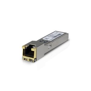 Ubiquiti SFP to RJ45 Transceiver Module, 1000Base-T Copper SFP Transceiver, 1Gbps Throughput Rate, Supports Up to 100m