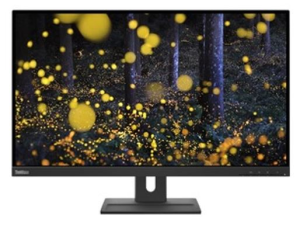 Lenovo ThinkVision E27q-20 27" QHD IPS Monitor 2K 2560 x 1440 16:9 Height Adjustable Tilt Swivel Pivot DP HDMI
