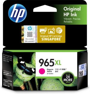 HP 3JA82AA, 965XL, Ink Cartridges, Page yield: 1600 pages, Magenta