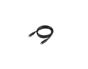 Lenovo 4X90U90619, USB-C Cable 1m, Black, 1 Year Warranty