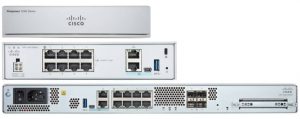 Cisco FPR1010-ASA-K9, Firepower 1010 Security Appliance, 6xNetwork Ports, 2xPoE+ Ports, 10/100/1000Base-T, 1 Year Warranty
