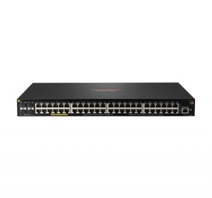 Aruba JL557A, 2930F Series Switch, 48xPoE+Ports, 4xSFP Port, 740W, 1U, Managed, 1 Year Warranty