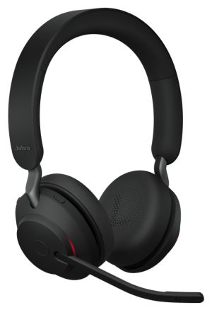 Jabra 26599-989-899, Evolve 65 UC Stereo, Wireless+Bluetooth, USB-C, Black, 2 Year Warranty