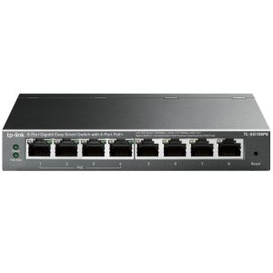 TP-Link TL-SG108PE 8-Port Gigabit Easy Smart Switch with 4 PoE Ports