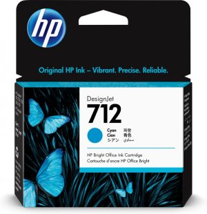 HP 3ED67A, Cyan DesignJet Ink Cartridge