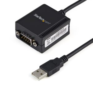 StarTech ICUSB2321F, 1 Port FTDI USB to Serial RS232 Adapter Cable with COM Retention, 1 Year Warranty