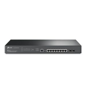 TP-Link TL-SG3210XHP-M2 JetStream 8-Port 2.5G Desktop/Rackmountable Switch with 2-Port 10G SFP+ Slots