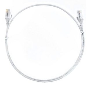 8ware CAT6 Ultra Thin Slim Cable 0.25m - White