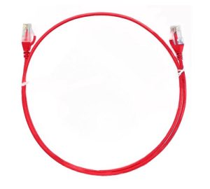 8ware CAT6 Ultra Thin Slim Cable 2m - Red