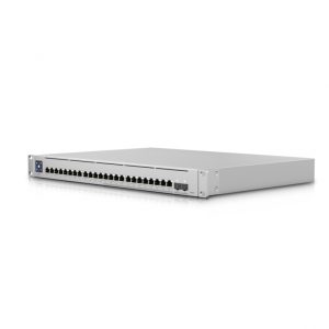 Ubiquiti UniFi Switch Enterprise 24-port PoE+ 12x2.5GbE 12x1GbE Ports, For Wi-Fi 6 AP, 2x 10g SFP+ Ports, Managed Layer 3 Switch (400W)