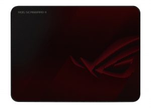 ASUS ROG SCABBARD II Gaming Mouse Pad, Medium Size (360x260mm) Water/Oil/Dust Respellent, Anti-Fray, Soft Cloth With Rubber Base