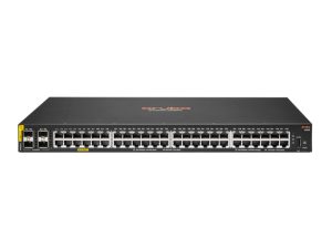 Aruba R8N85A, CX 6000 Switch, 4xSFP Slots, 48xGbE PoE Ports, Managed, 10/100/1000Base-T, 1U, Limited Lifetime Warranty