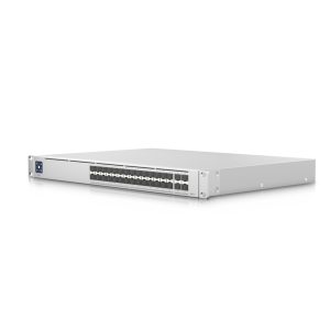 Ubiquiti USW-PRO-AGGREGATION-AU, Aggregation Switch Pro, 28 Port 10G SFP+, 4 Port 25G SFP28 Ports, Layer 3 Switch, 760Gbps Switching Capacity, 1 Year Warranty