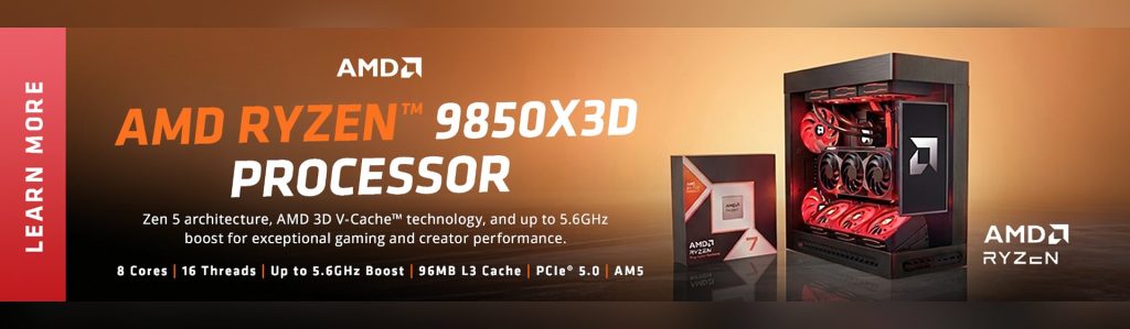 AMD Ryzen 7 9850X3D processor