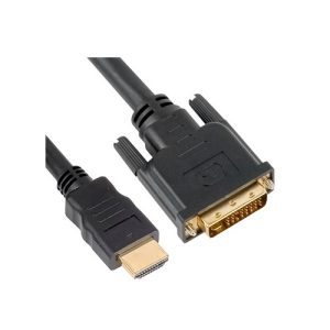 Astrotek 1m HDMI to DVI-D Adapter Converter Cable - Male to Male 30AWG Gold Plated PVC Jacket for PS4 PS3 Xbox 360 Monitor PC Computer Projector DVD