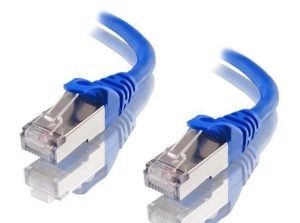 Astrotek CAT6A Shielded Ethernet Cable 25cm Blue 10GbE RJ45 Network LAN Patch Lead S/FTP LSZH