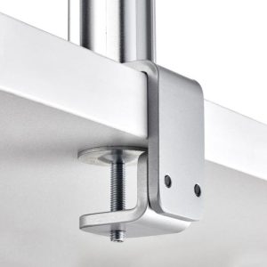Atdec AWM F-Clamp Desk Fixing - Silver
