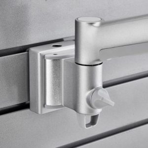 Atdec AWM Wall Slat Adaptor - Silver