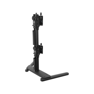 Atdec Super Heavy-Duty Dual Stacked Mount on Freestanding Base - Black