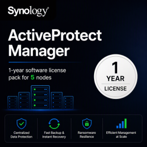 Synology ActiveProtect Manager 5 Nodes 1-Year License